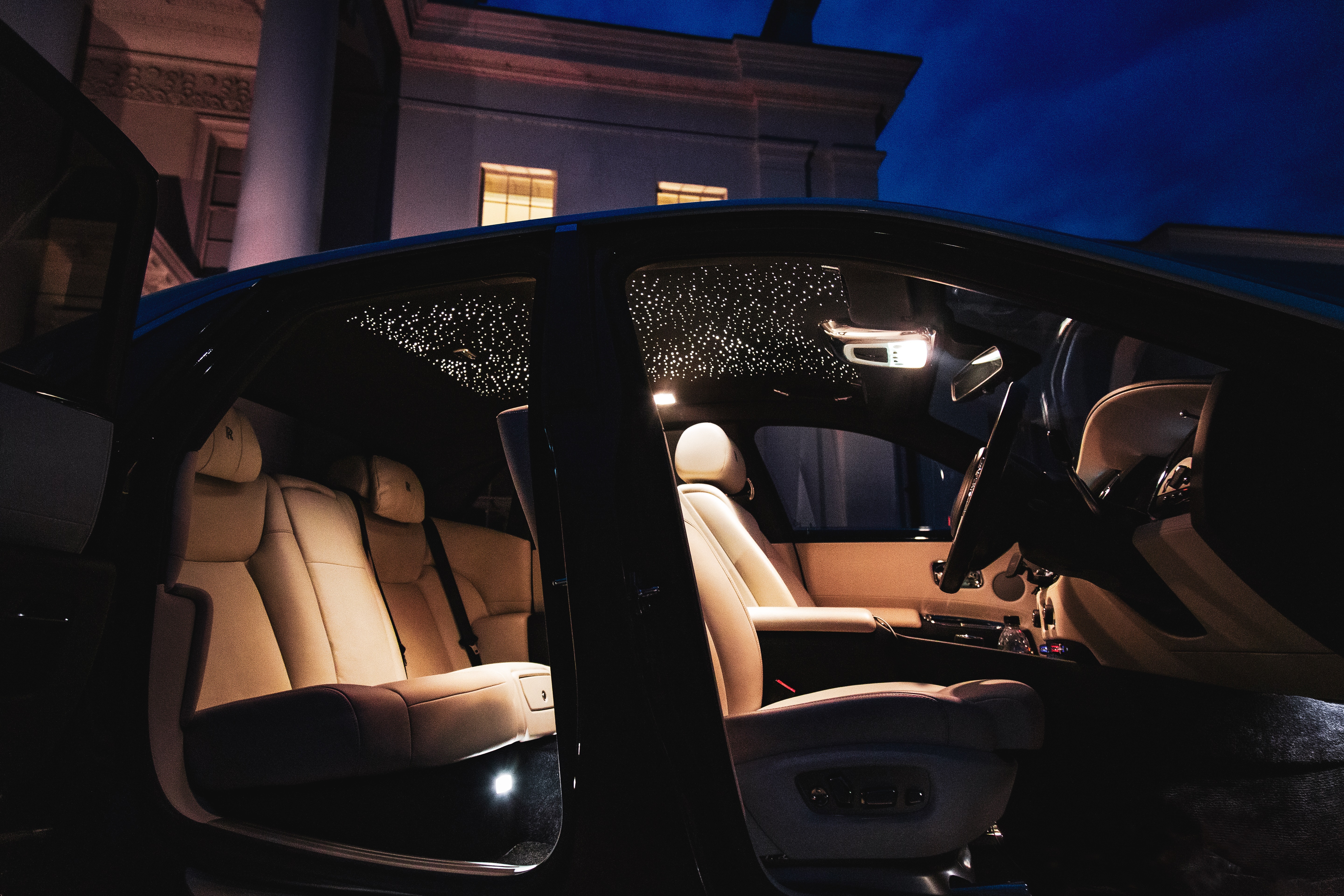 Luxury interior with starlight headliner